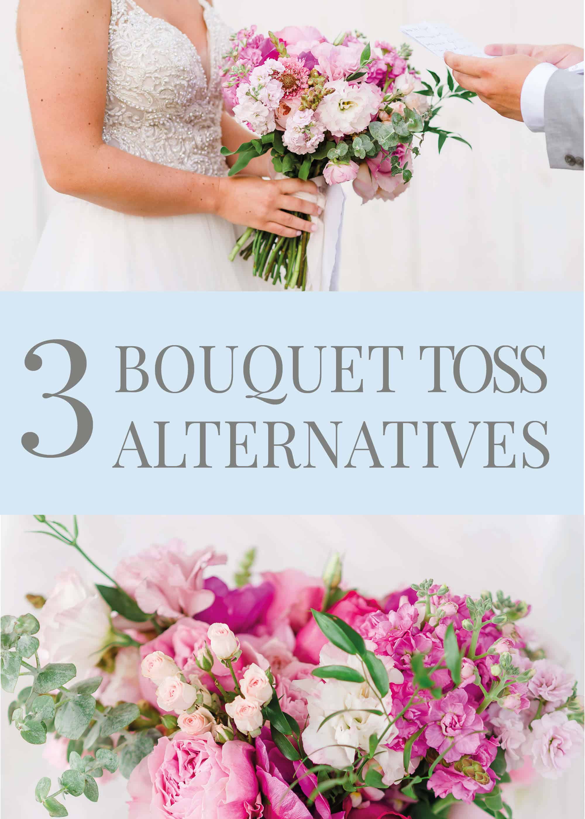 3 bridal bouquet toss alternatives