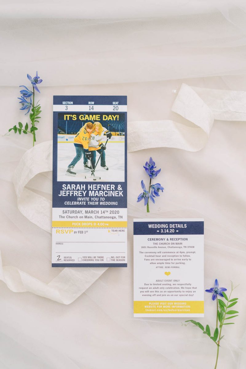 Hockey themed Wedding